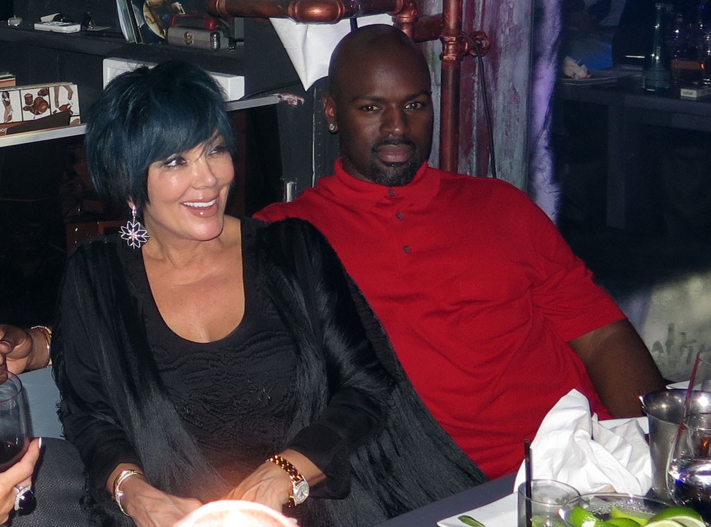 Kris Jenner and Corey Gamble Grab Dinner and a Cabaret Show - E! Online